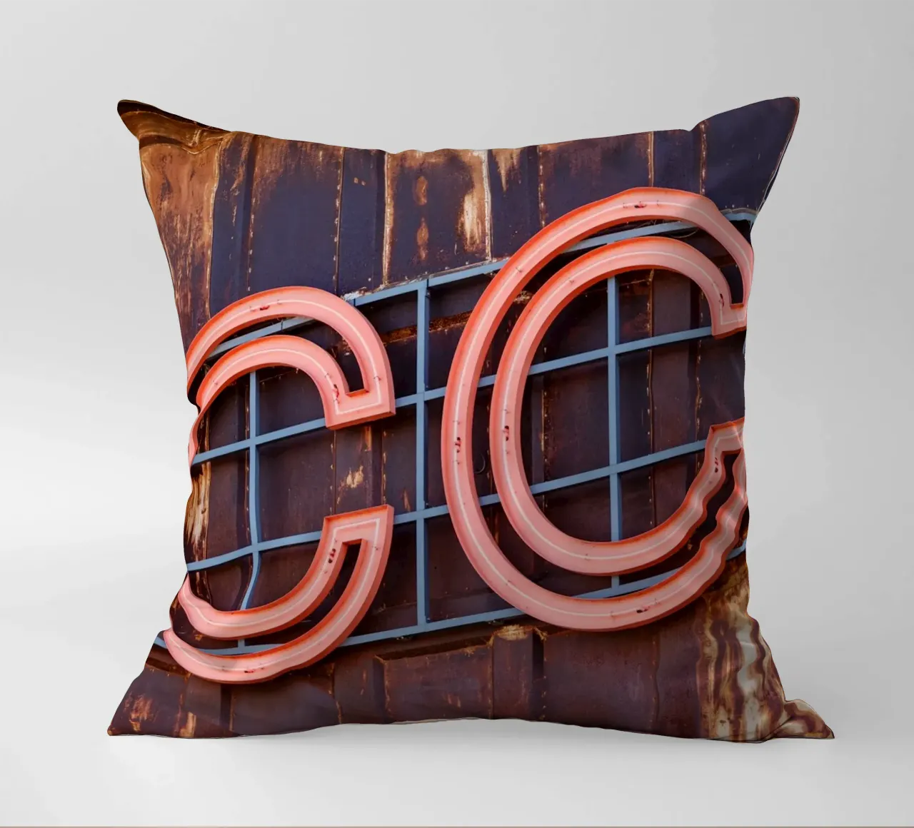Lettere illuminate Copenhagen Contemporary cuscino da the view