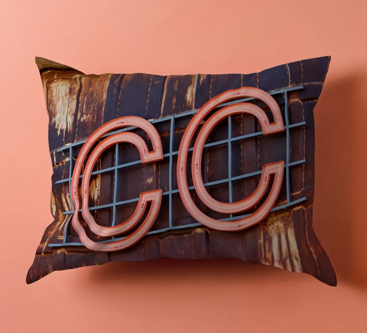 Lettere illuminate Copenhagen Contemporary cuscino da the view