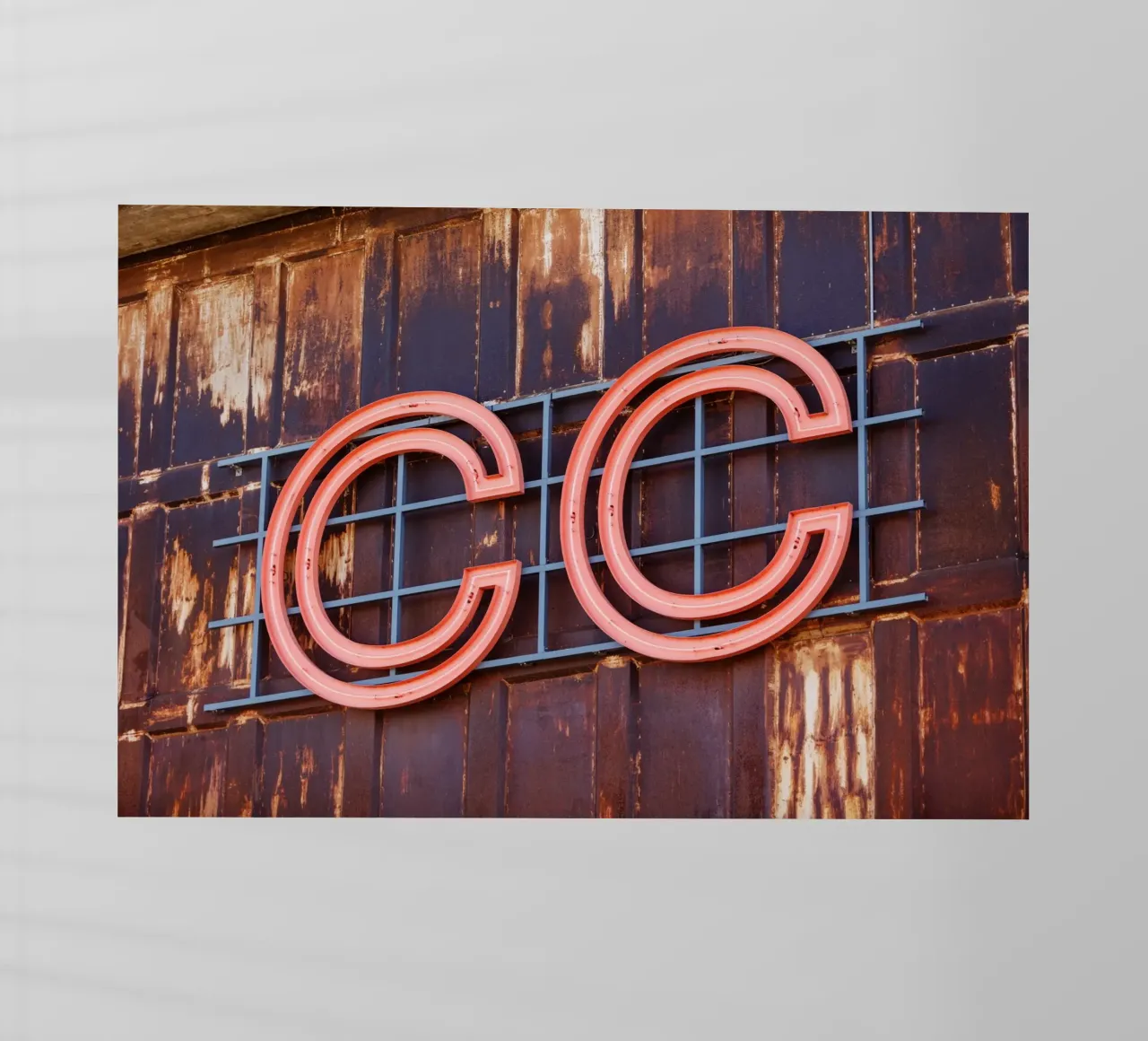 Lettere illuminate Copenhagen Contemporary pellicola backlit da the view