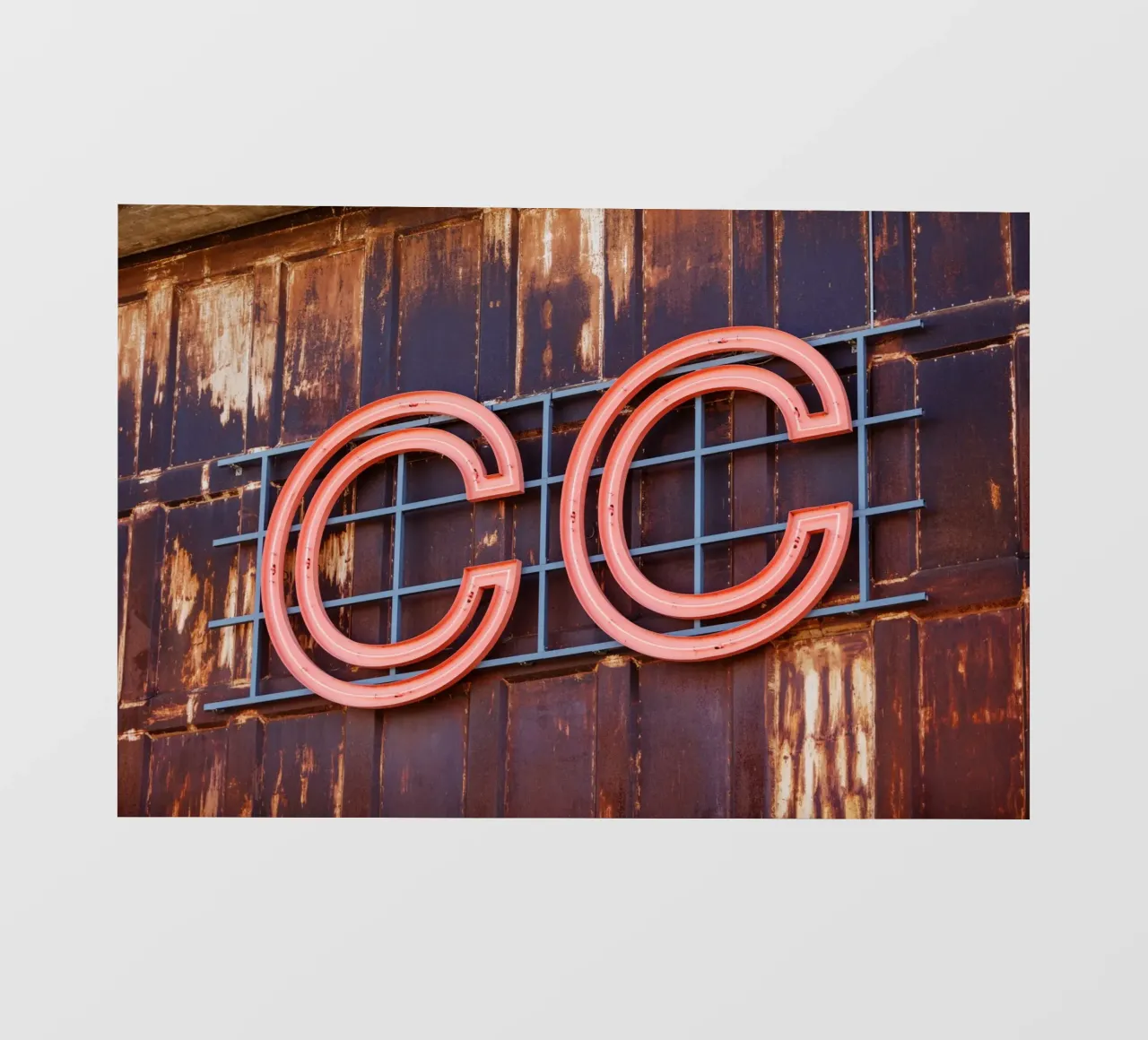 Lettere illuminate Copenhagen Contemporary pellicola backlit da the view