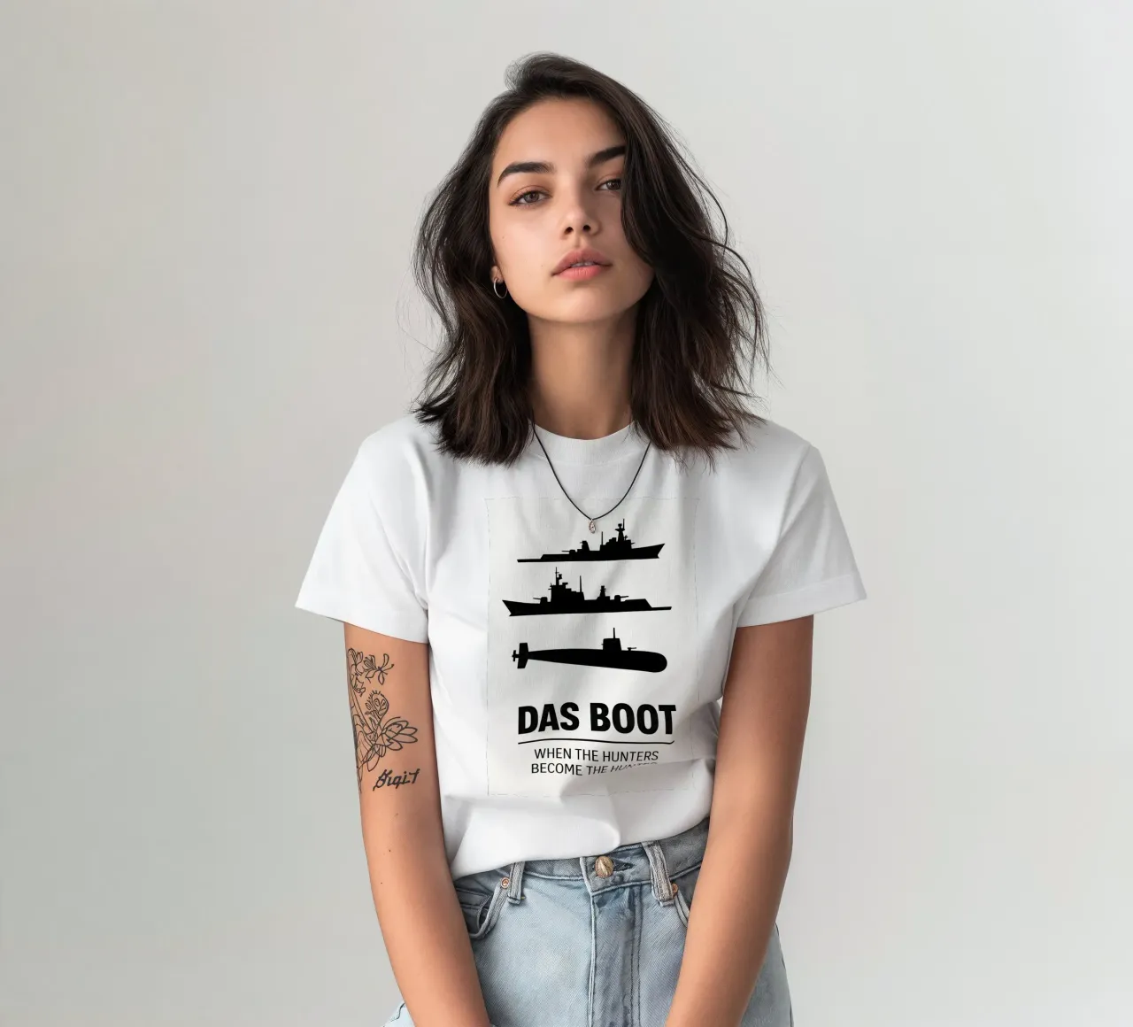 Das Boot Print t-shirt by MoviesArt