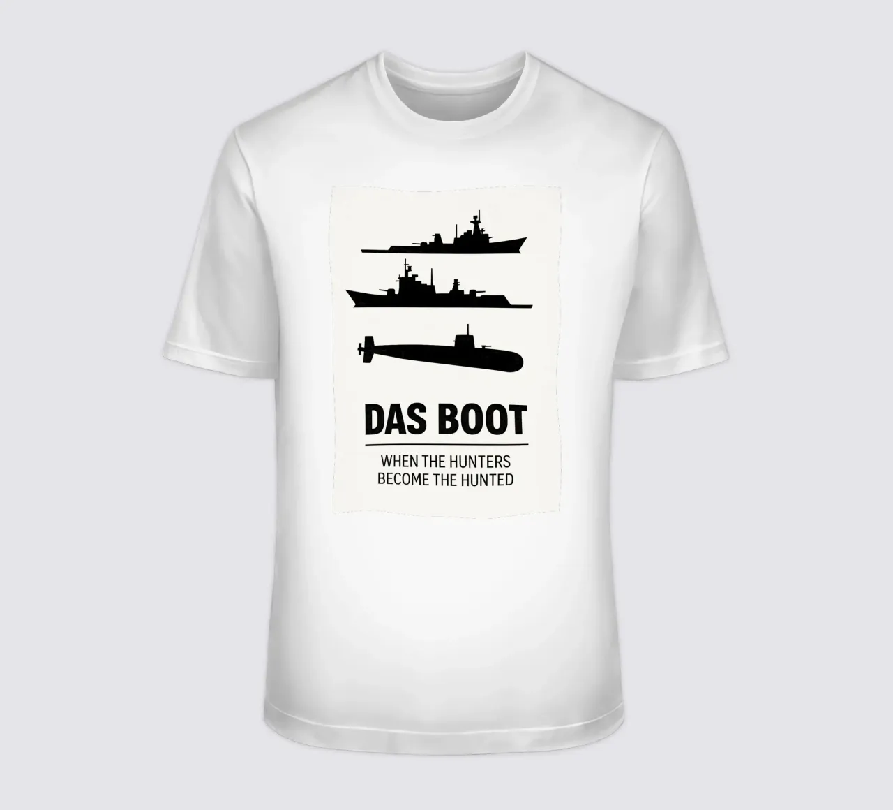 Das Boot Print t-shirt by MoviesArt