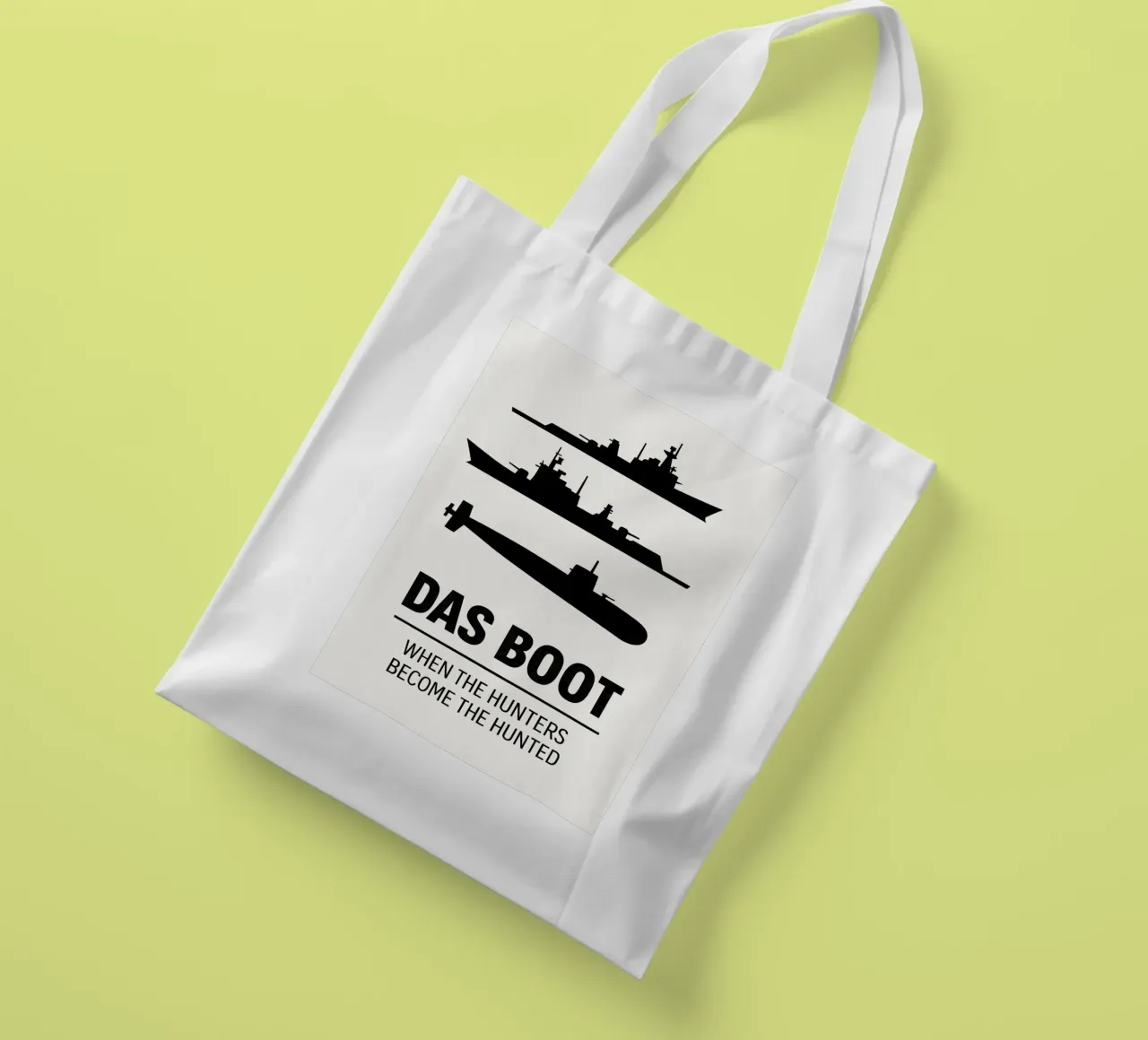 Das Boot Print borsa in juta da MoviesArt