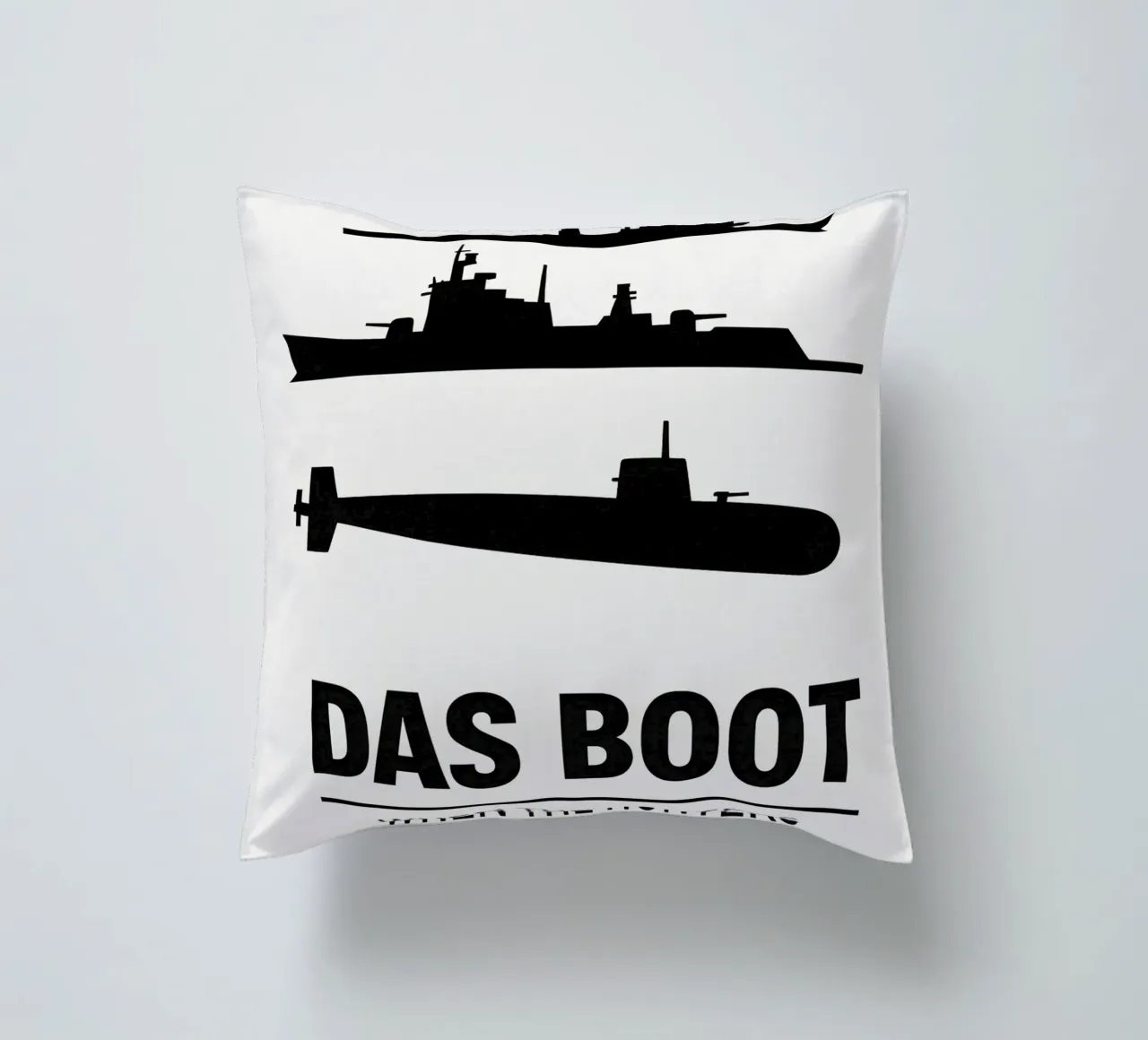 Das Boot Print cuscino da MoviesArt