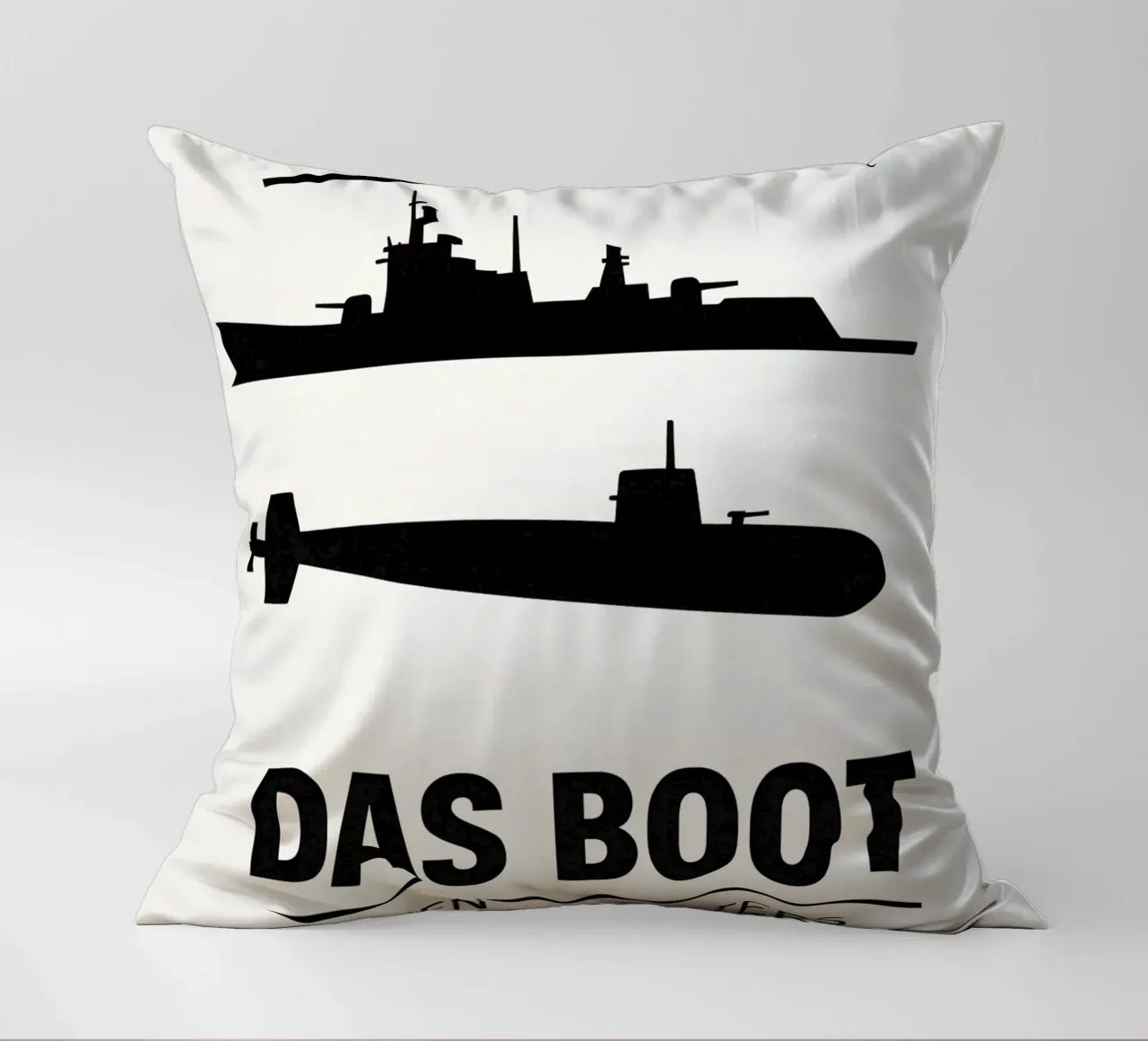 Das Boot Print cuscino da MoviesArt