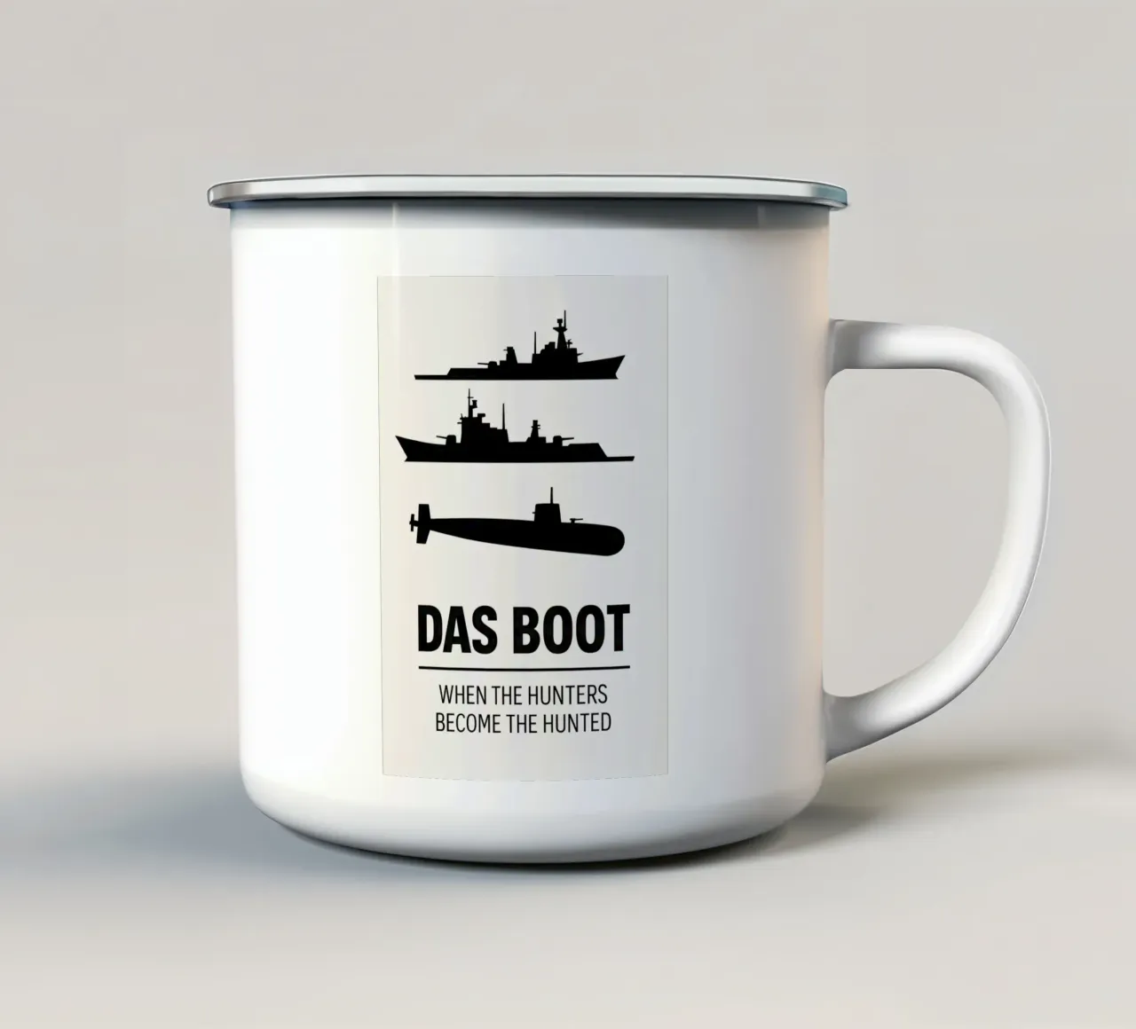Das Boot Print tazza in smalto da MoviesArt