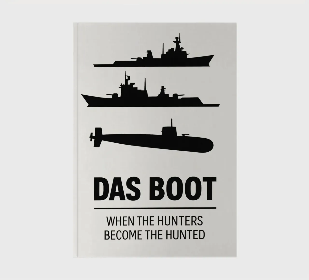 Das Boot Print notebook by MoviesArt