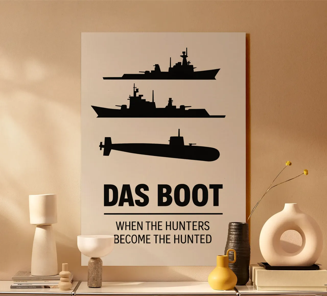 Das Boot Print plexiglass da MoviesArt