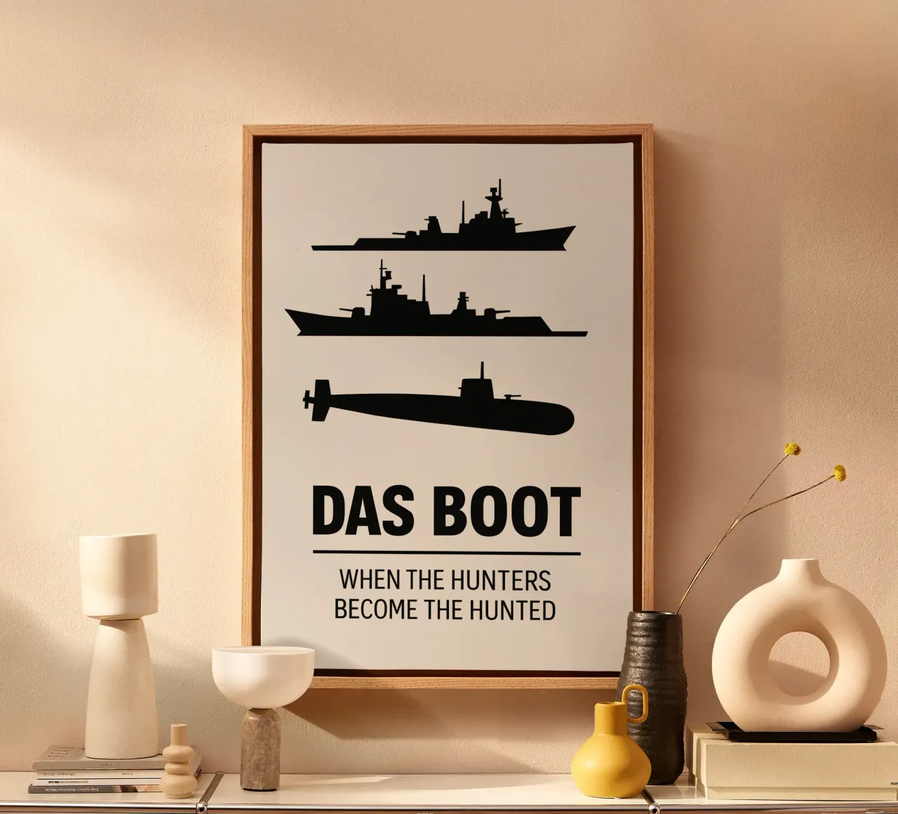 Das Boot Print tela da MoviesArt
