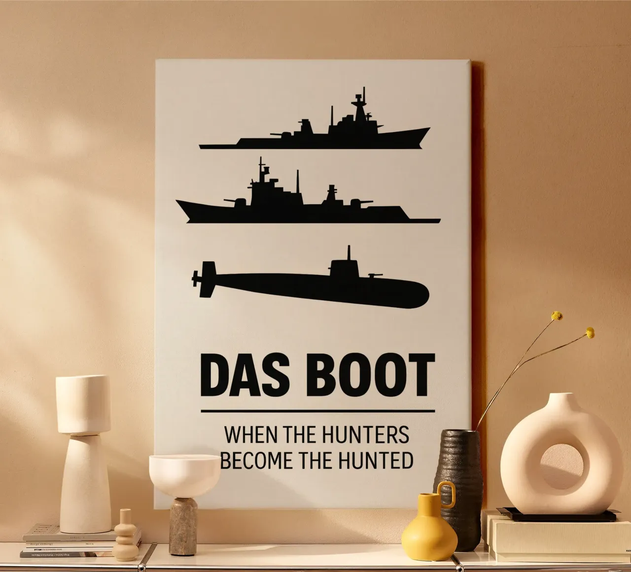 Das Boot Print tela da MoviesArt