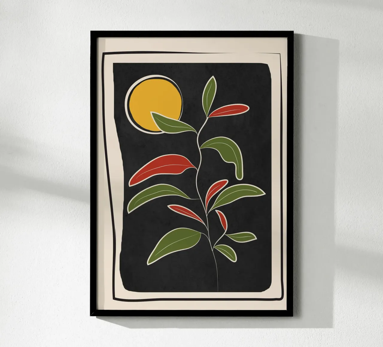 Abstract Plant 01 carta hahnemühle da cityart