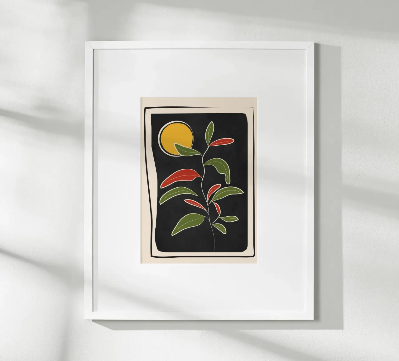 Abstract Plant 01 carta hahnemühle da cityart