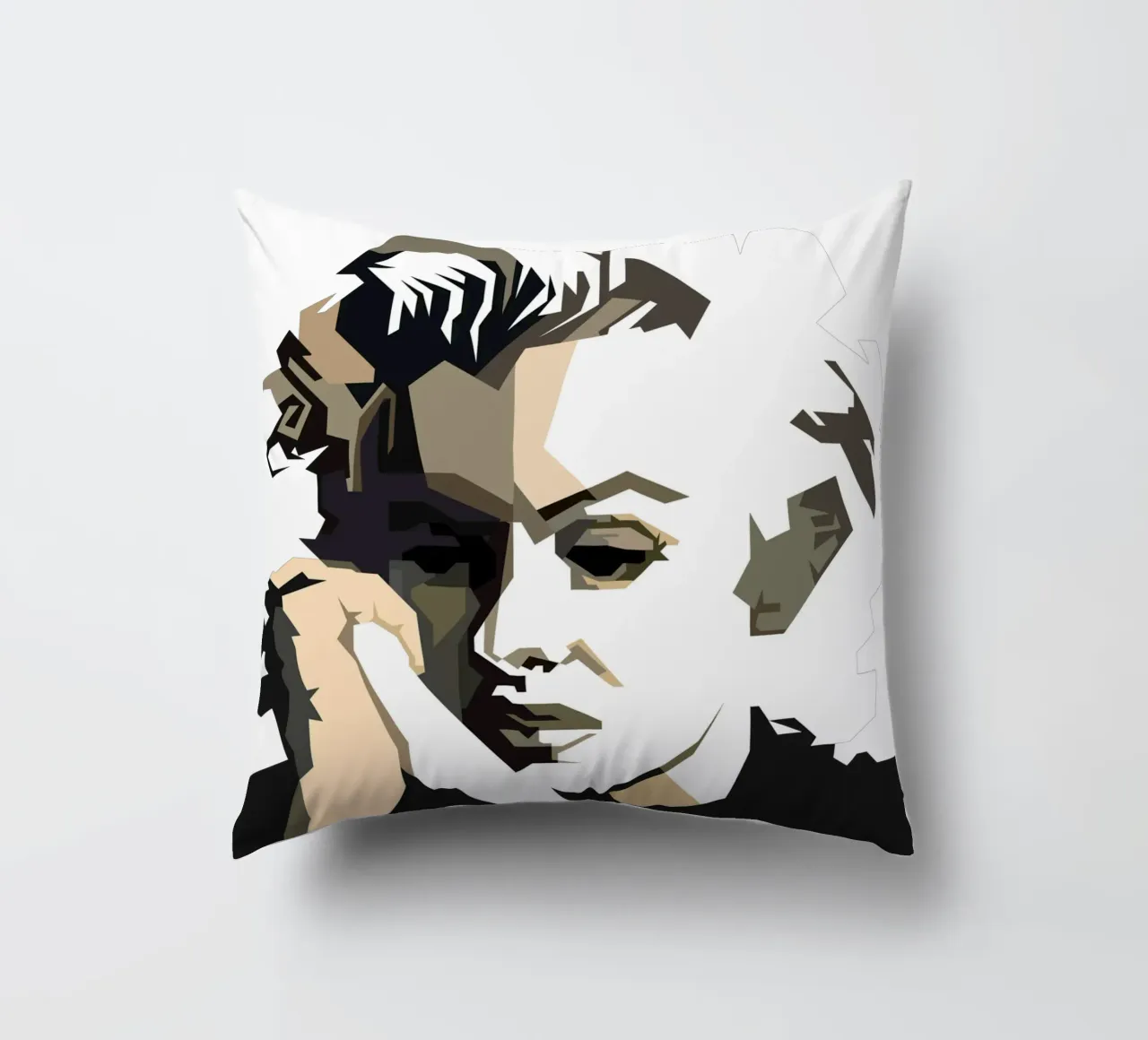Illustrazione retrò di Marilyn Monroe di tendenza ora cuscino da Artkreator