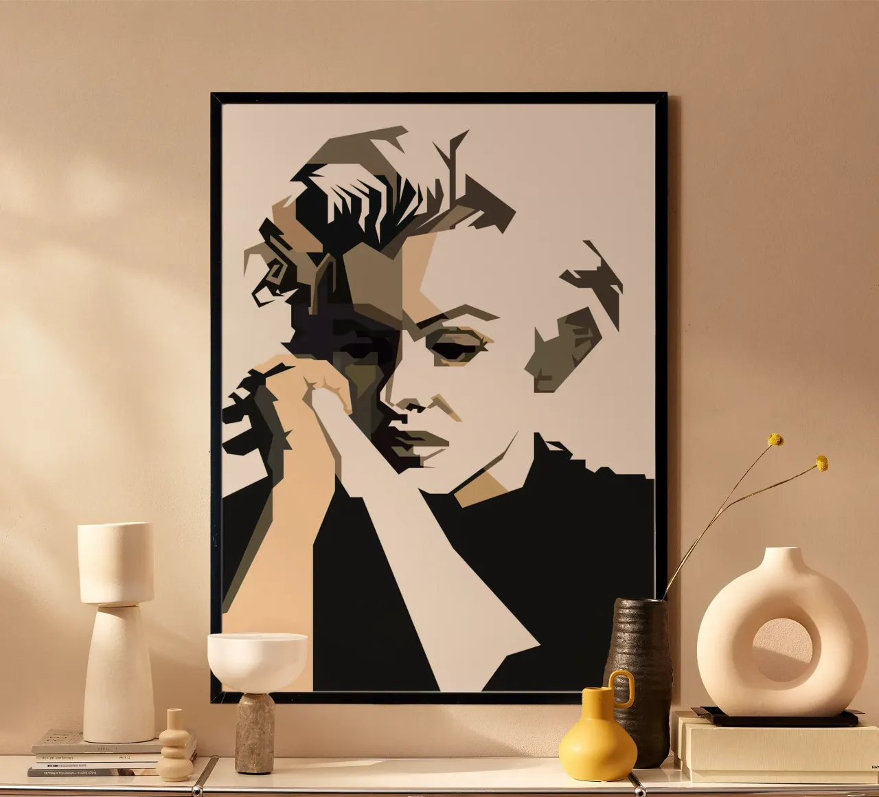 Illustrazione retrò di Marilyn Monroe di tendenza ora carta hahnemühle da Artkreator