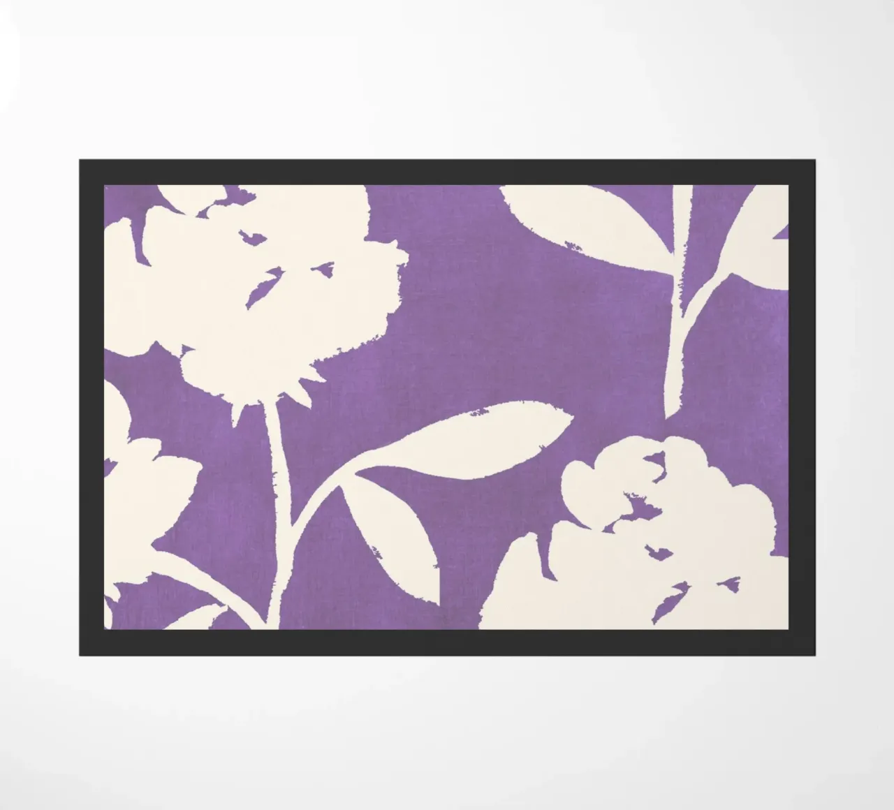 Rose Pattern - Purple doormat by intemporalis