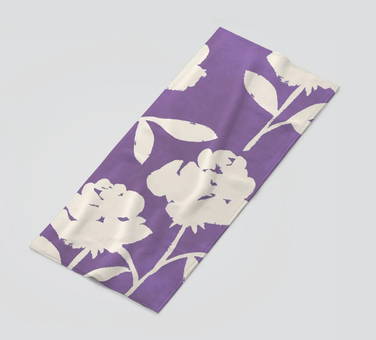 Motivo della rosa - Viola telo mare da intemporalis