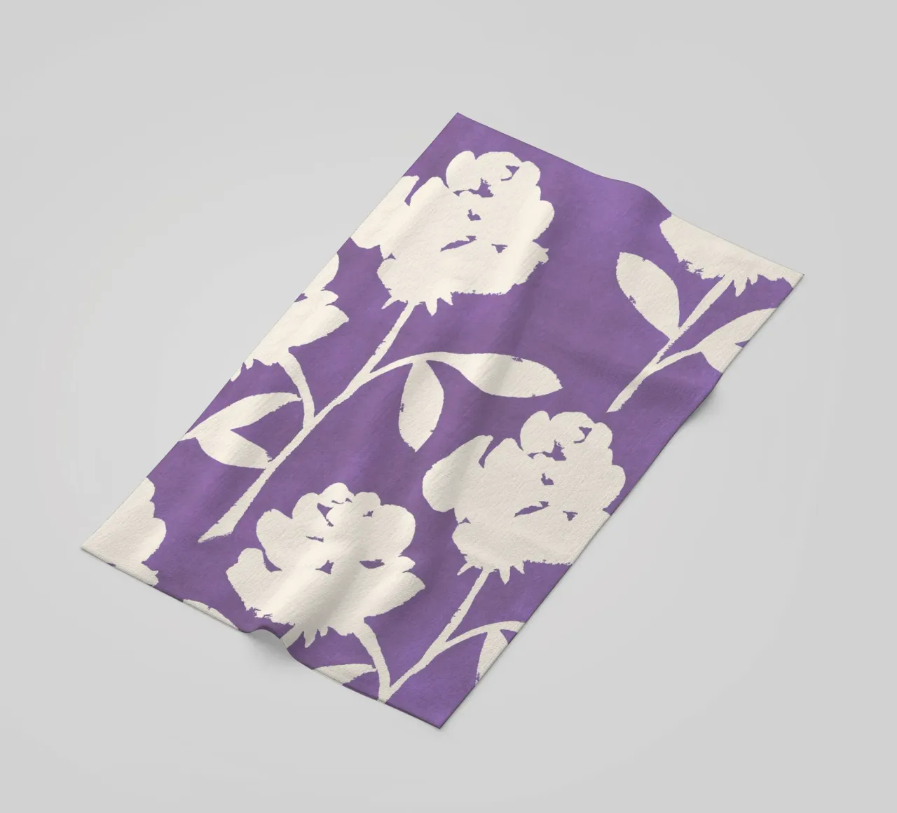 Motivo della rosa - Viola telo mare da intemporalis