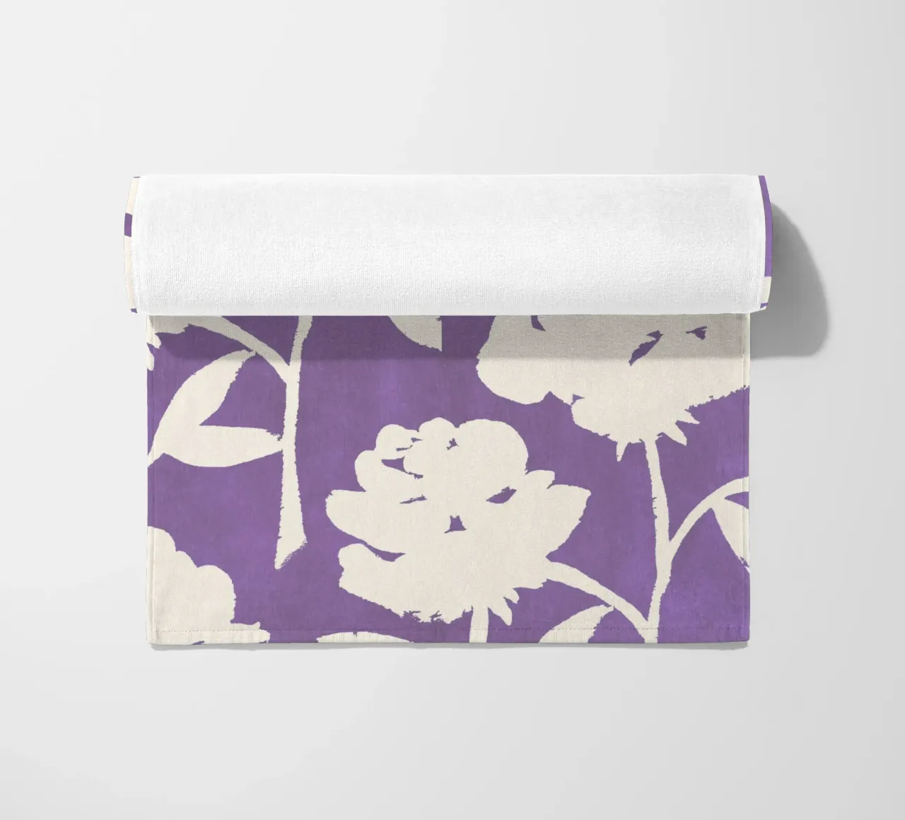 Motivo della rosa - Viola telo mare da intemporalis