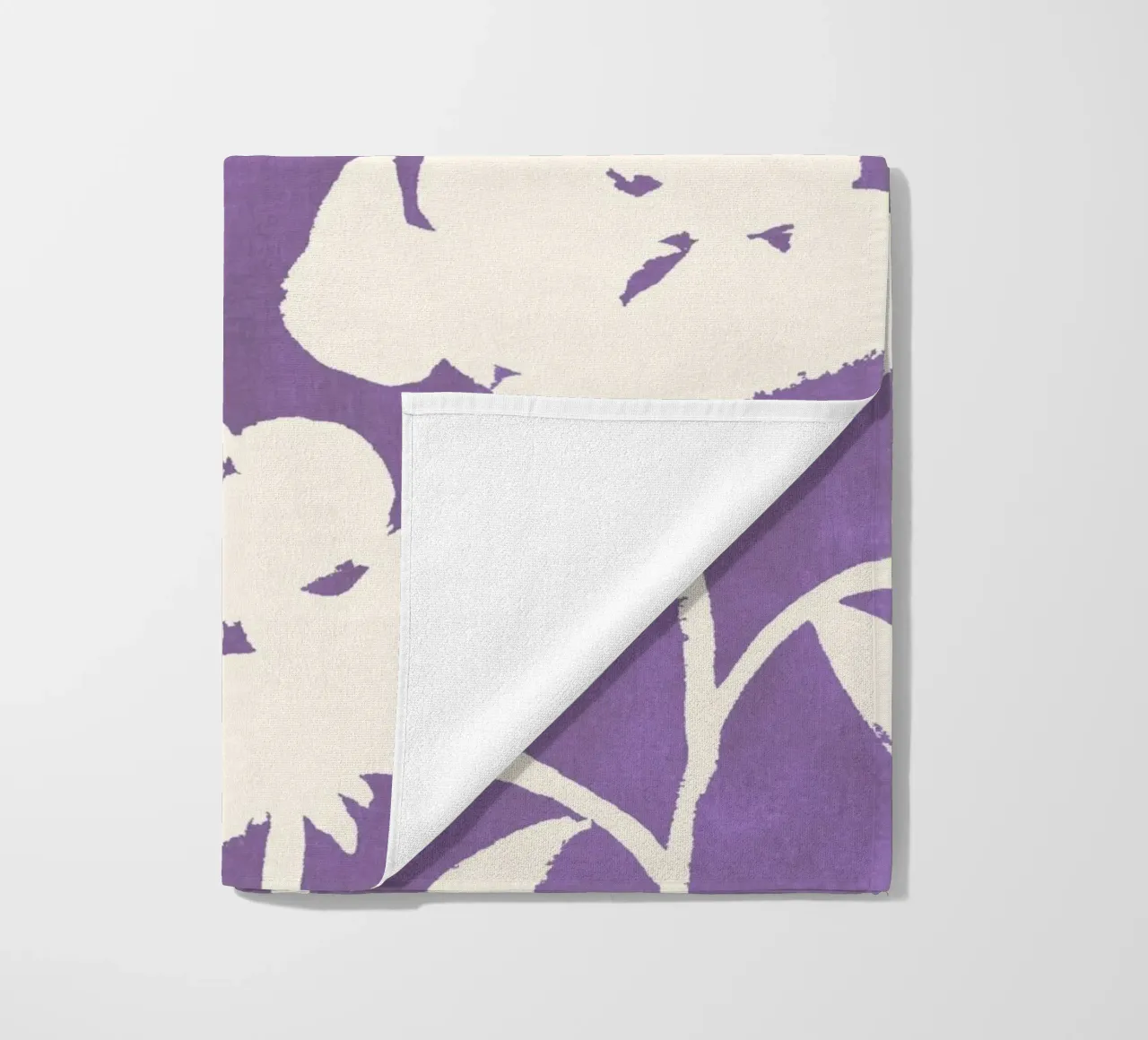 Motivo della rosa - Viola telo mare da intemporalis