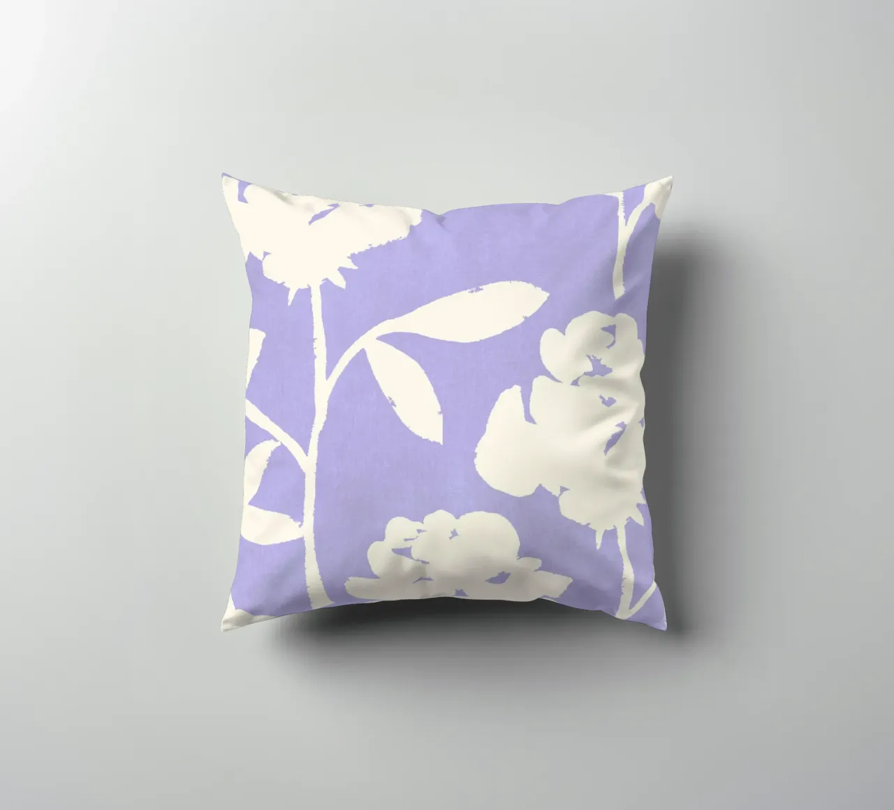 Modello di rosa - Viola cuscino da intemporalis