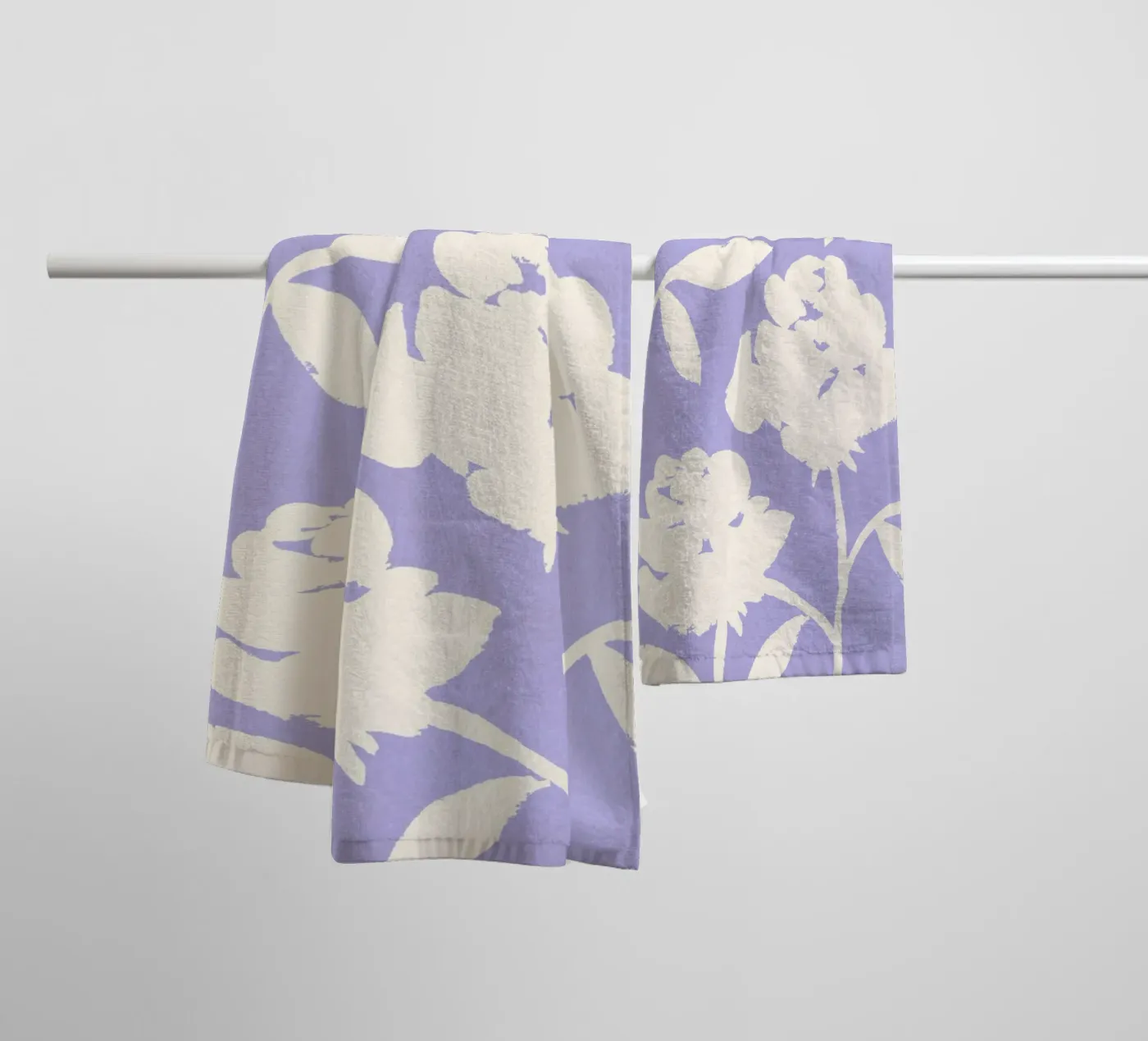 Rose Pattern - Violet towel by intemporalis