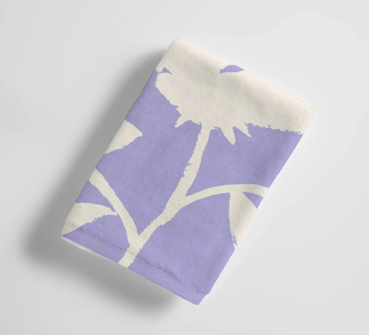 Rose Pattern - Violet towel by intemporalis