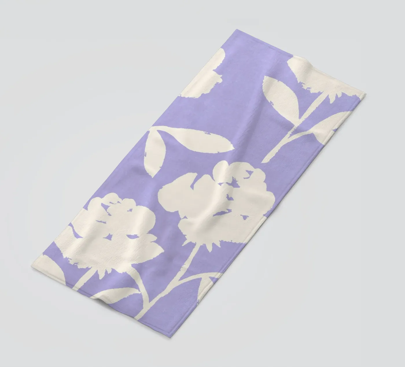 Motif de la rose - Violet serviette de plage de intemporalis