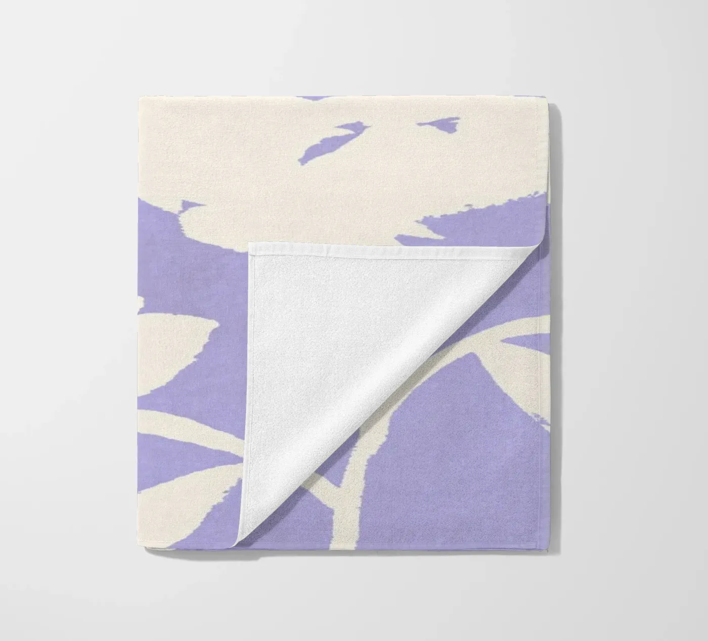Motif de la rose - Violet serviette de plage de intemporalis