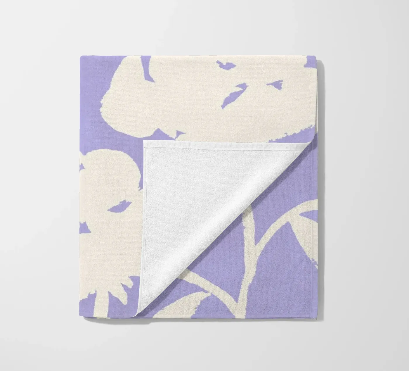 Motif de la rose - Violet serviette de plage de intemporalis