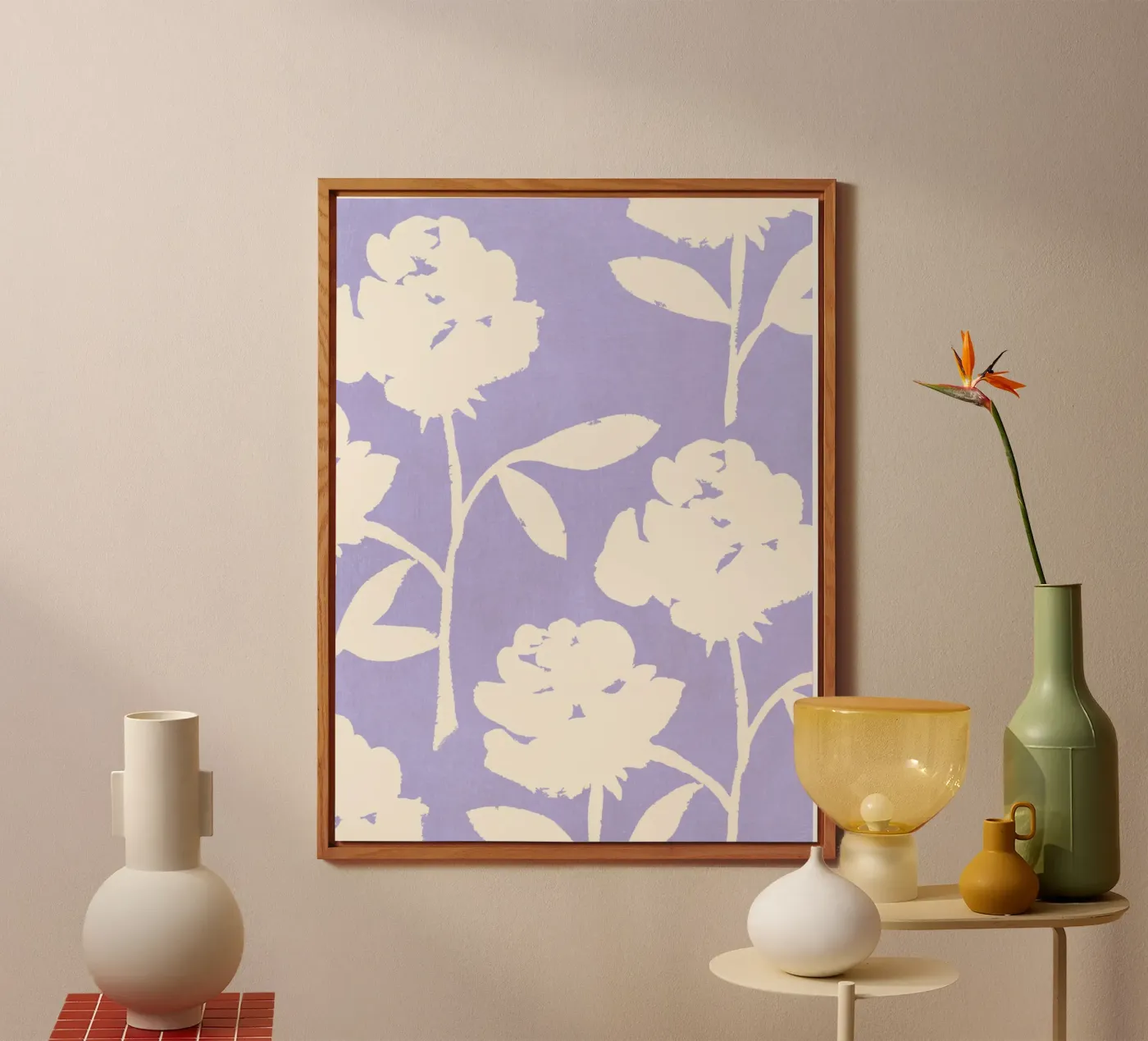 Rose Pattern - Violet pannello forex da intemporalis