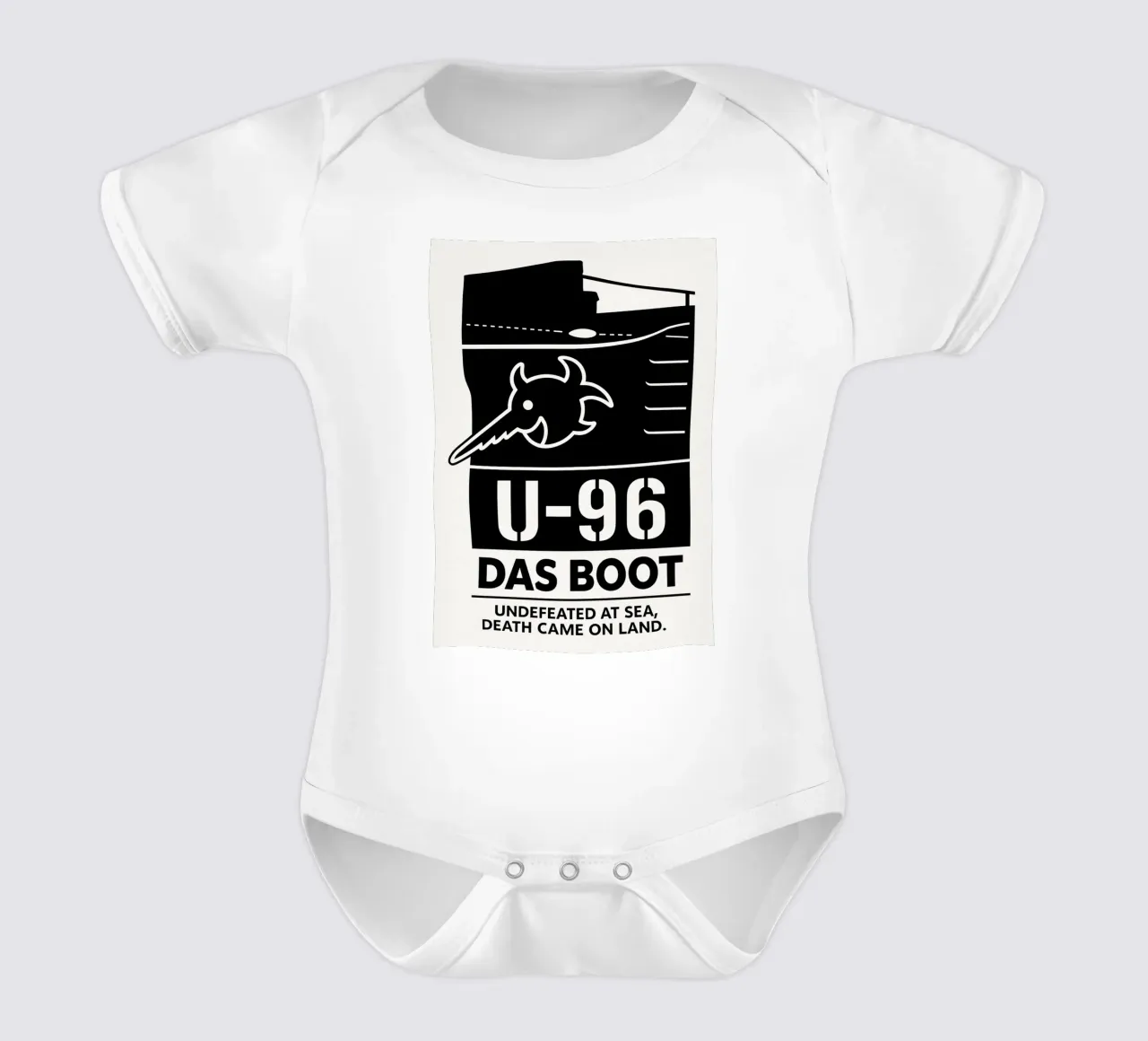 Das Boot Print body neonato maniche corte da MoviesArt