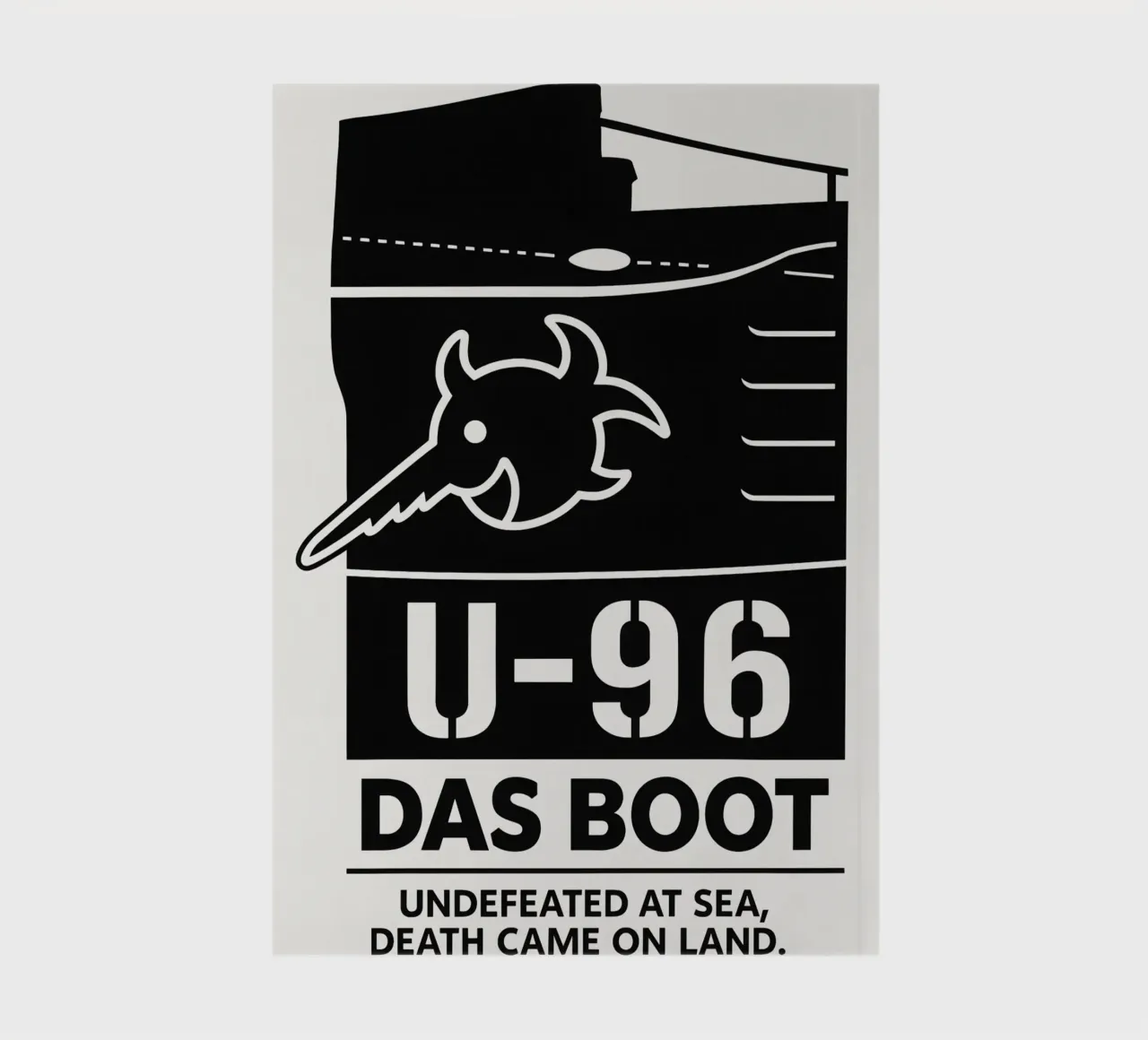 Das Boot Print notebook by MoviesArt