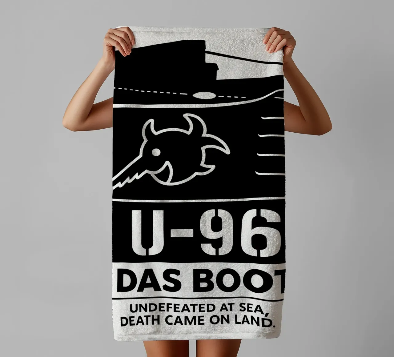 Das Boot Print asciugamano da bagno da MoviesArt