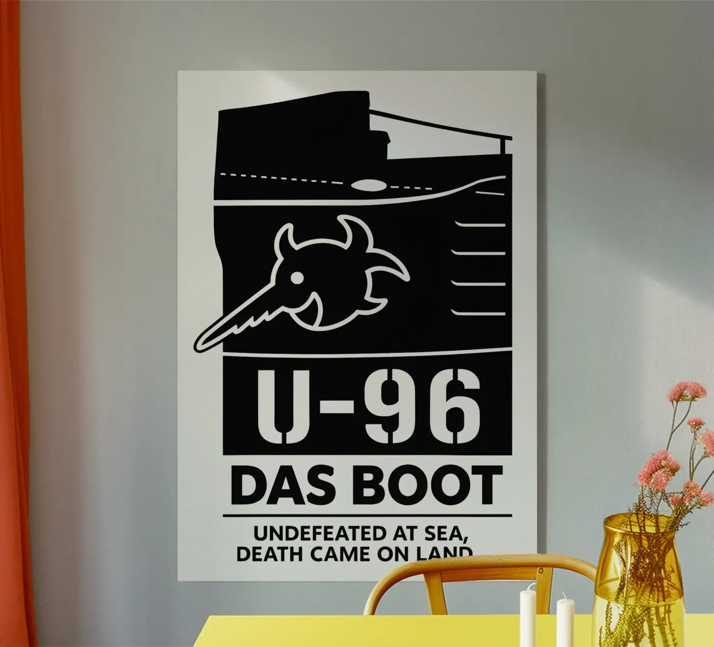 Das Boot Print acryl van MoviesArt