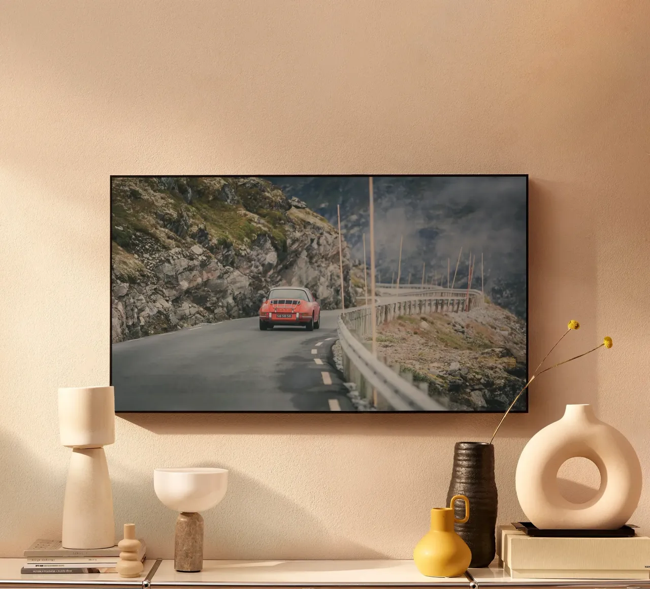 Porsche in Norvegia alluminio dibond da the view