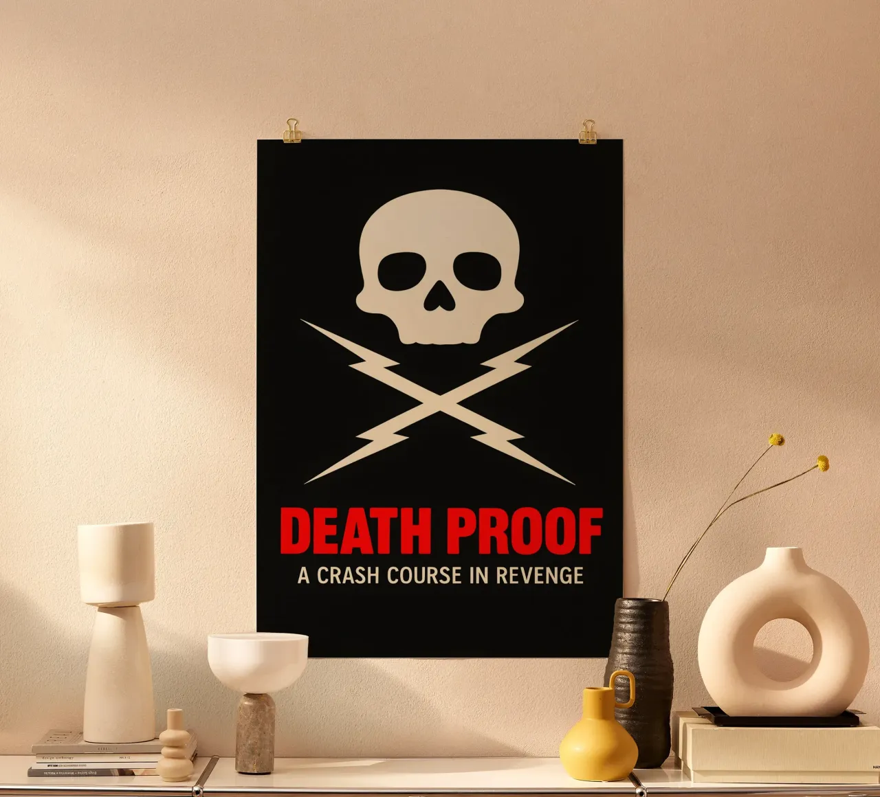 Death Proof Print carta hahnemühle da MoviesArt