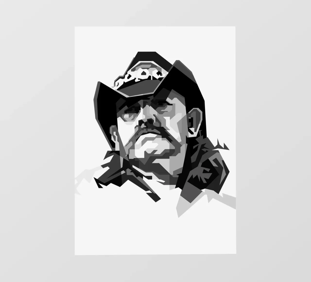 Lemmy Thrashmetal di tendenza ora telo in pvc da Artkreator