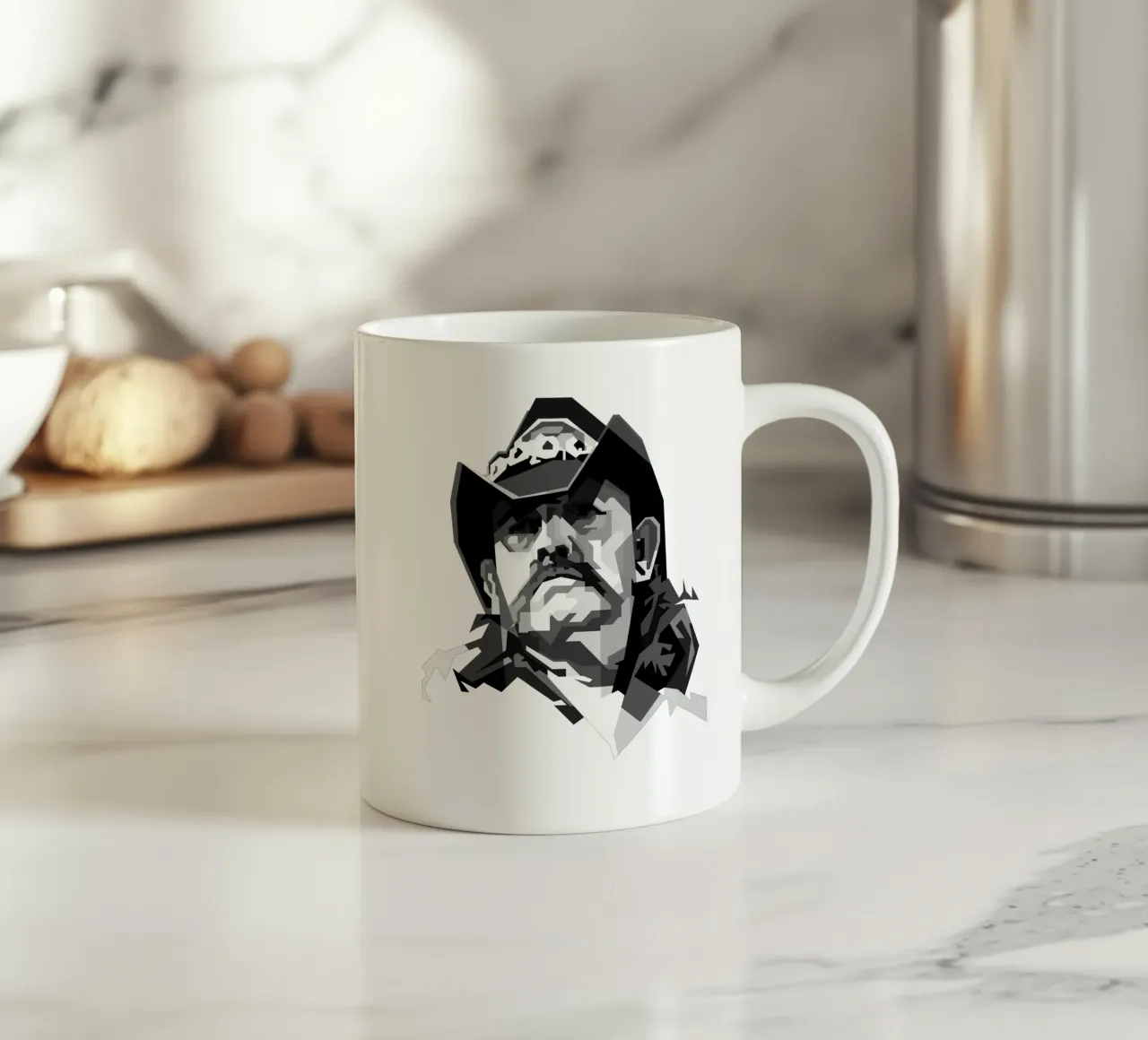 Lemmy Thrashmetal di tendenza ora tazza in ceramica da Artkreator