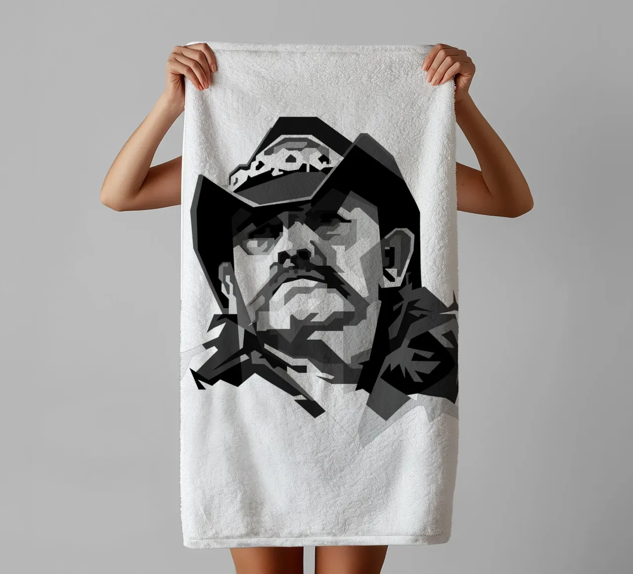 Lemmy Thrashmetal di tendenza ora asciugamano da bagno da Artkreator