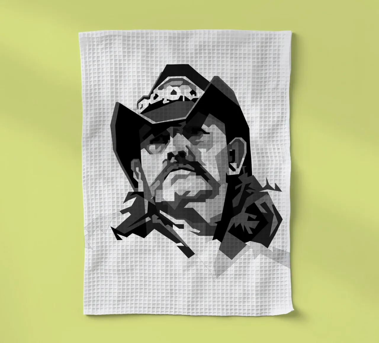 Lemmy Thrashmetal di tendenza ora canovaccio da cucina da Artkreator