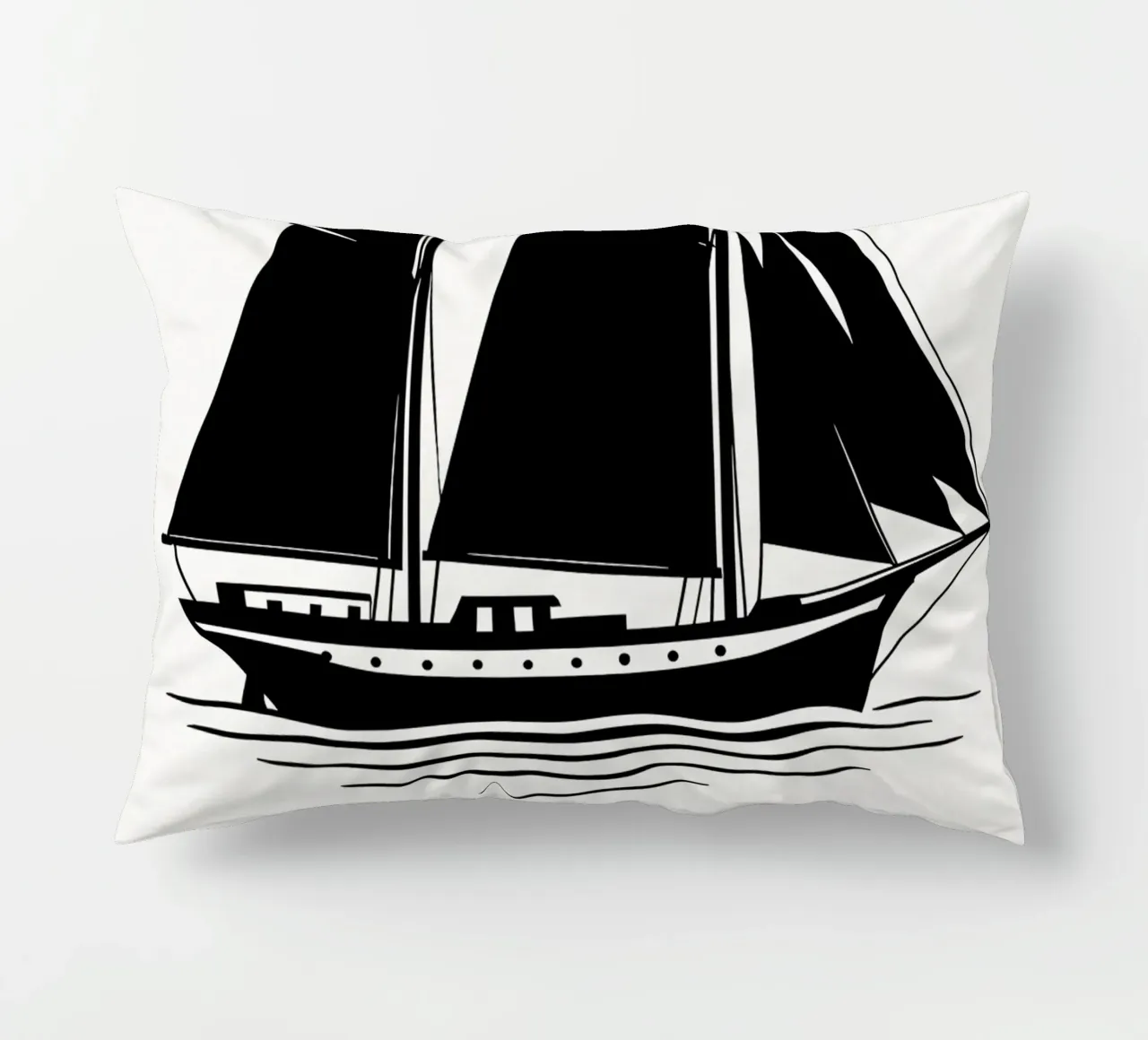Der Seewolf Print cuscino da MoviesArt