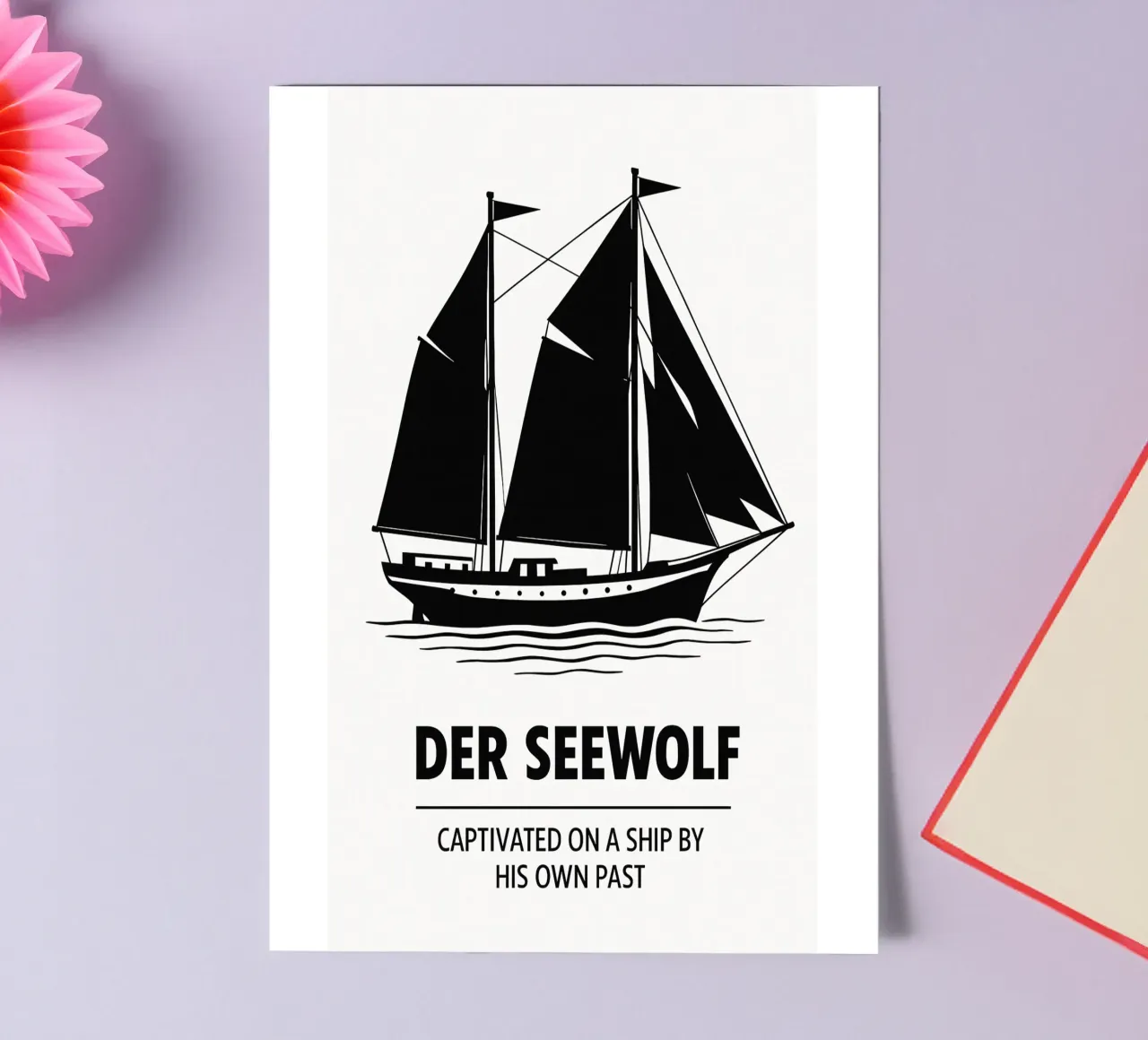 Der Seewolf Print foglio adesivo da MoviesArt