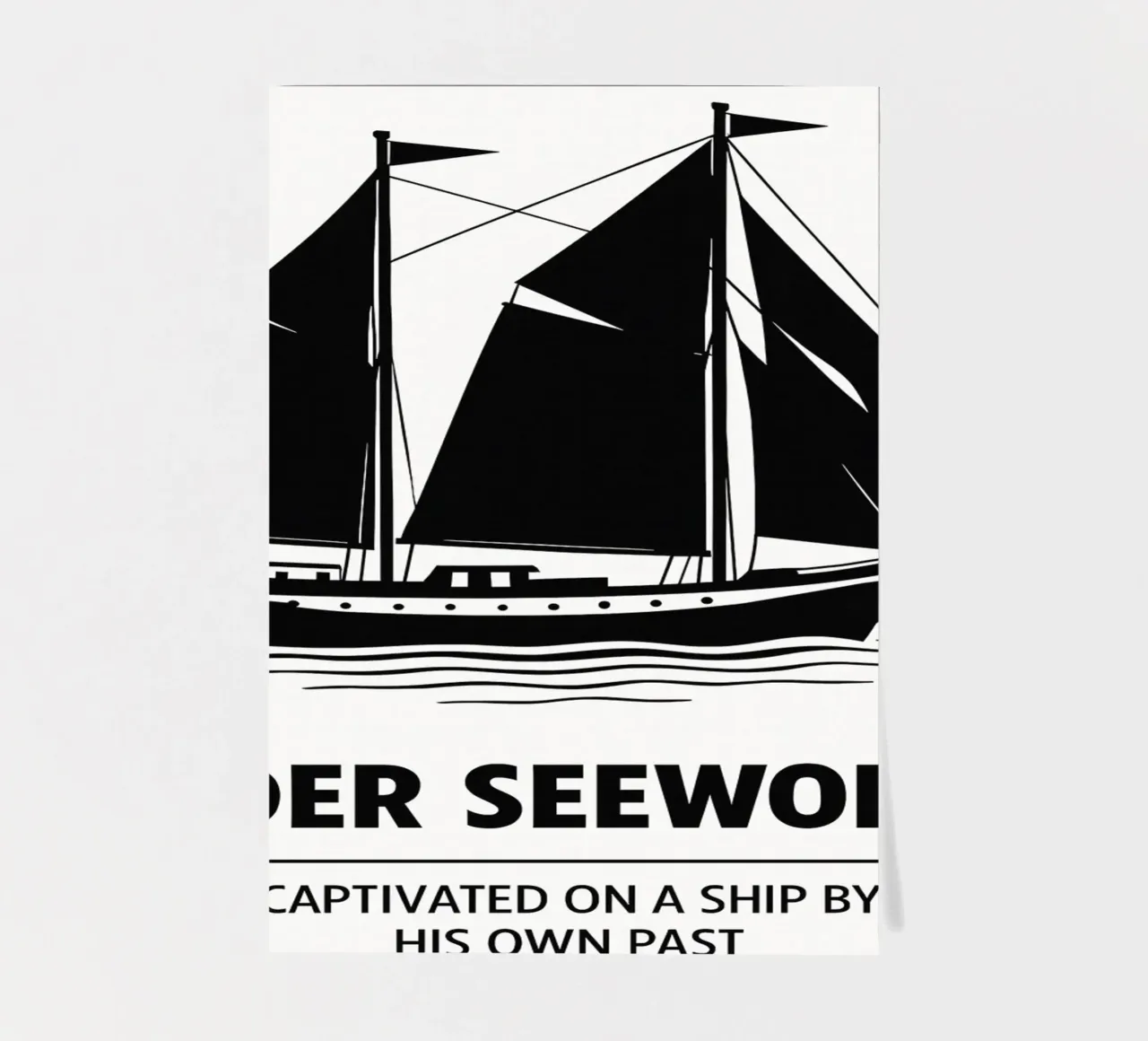 Der Seewolf Print foglio adesivo da MoviesArt