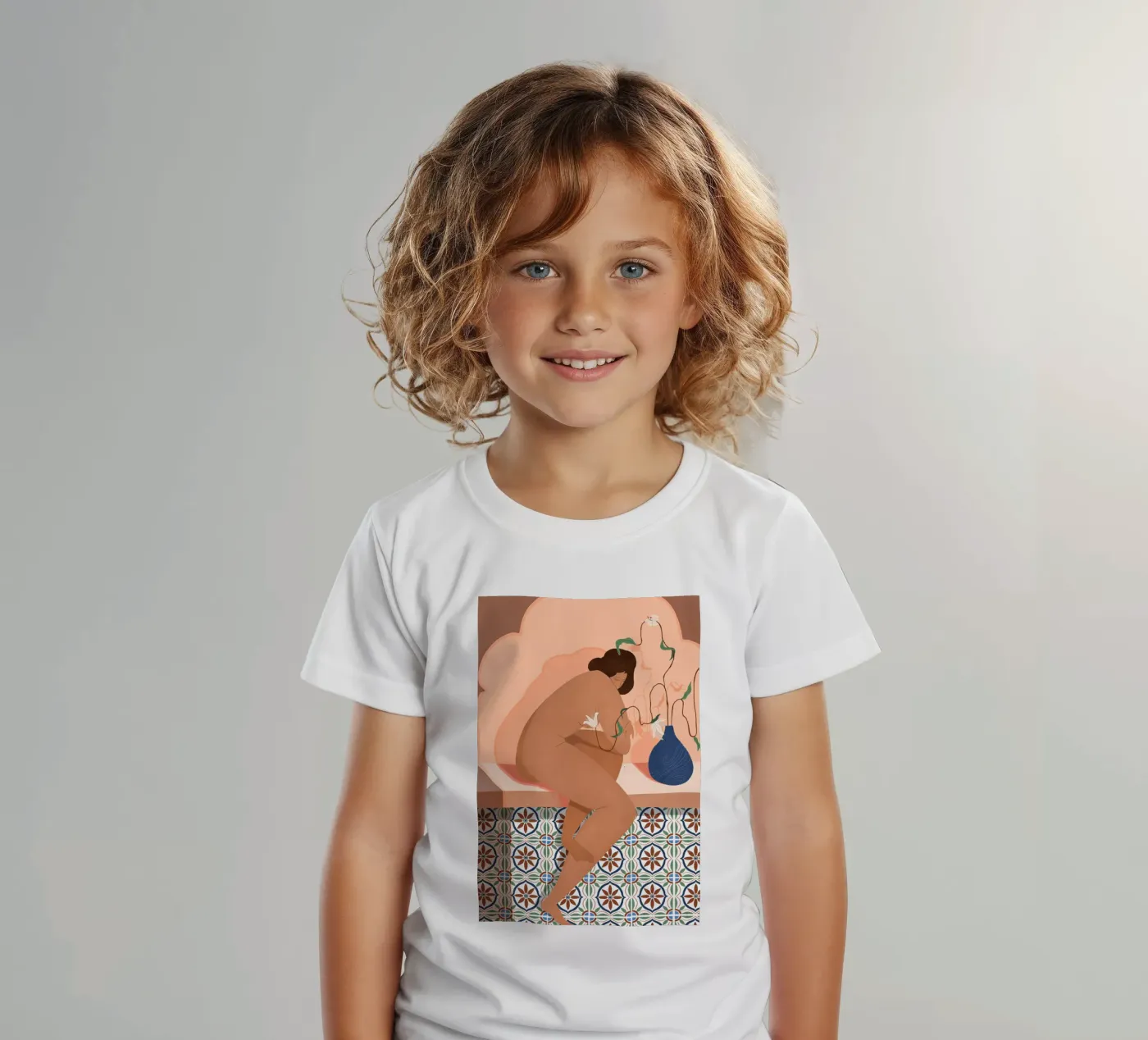 Contemplation t-shirt bambini da Arty Guava