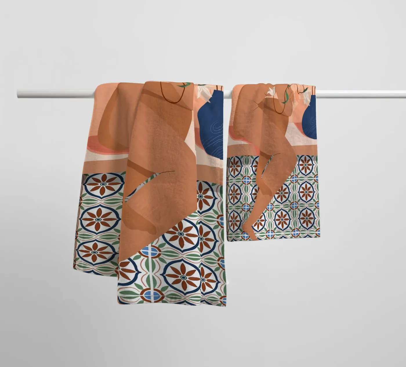 Contemplation badhanddoek van Arty Guava