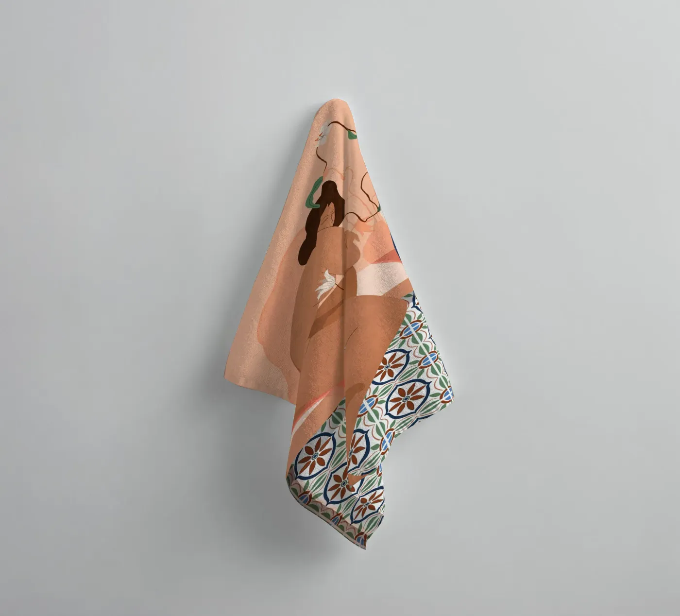 Contemplation badhanddoek van Arty Guava