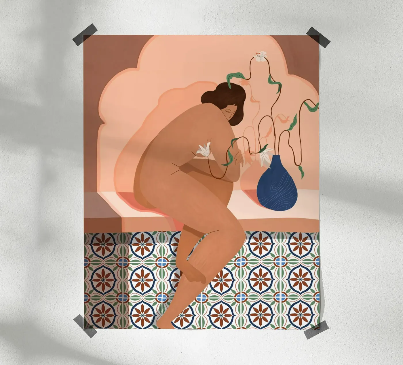 Contemplation poster by Arty Guava