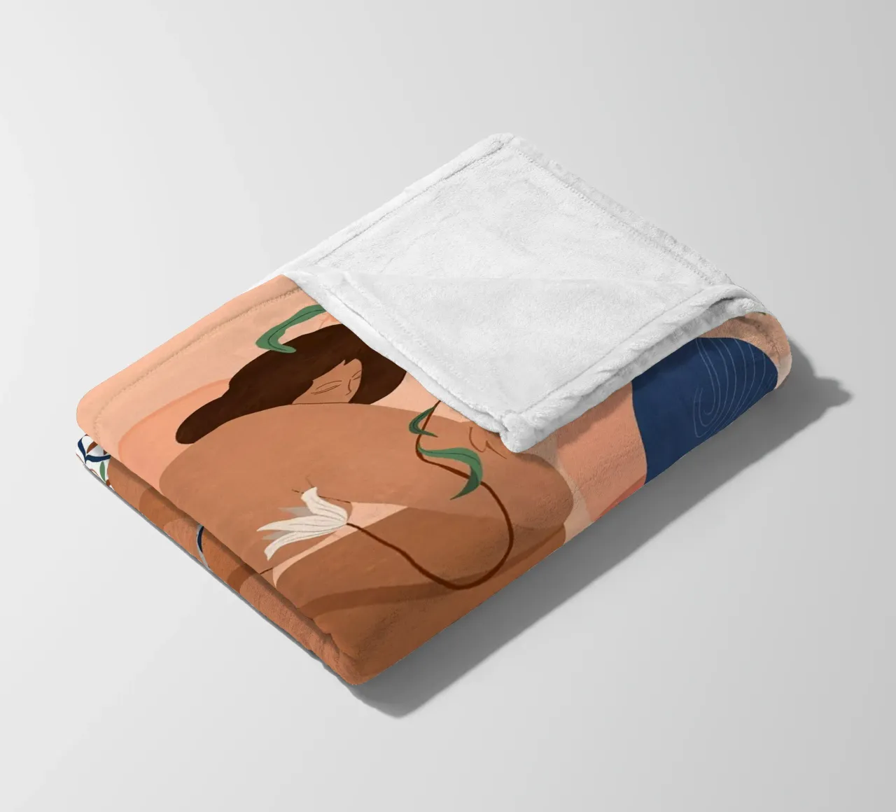 Contemplation Fleecedecke von Arty Guava