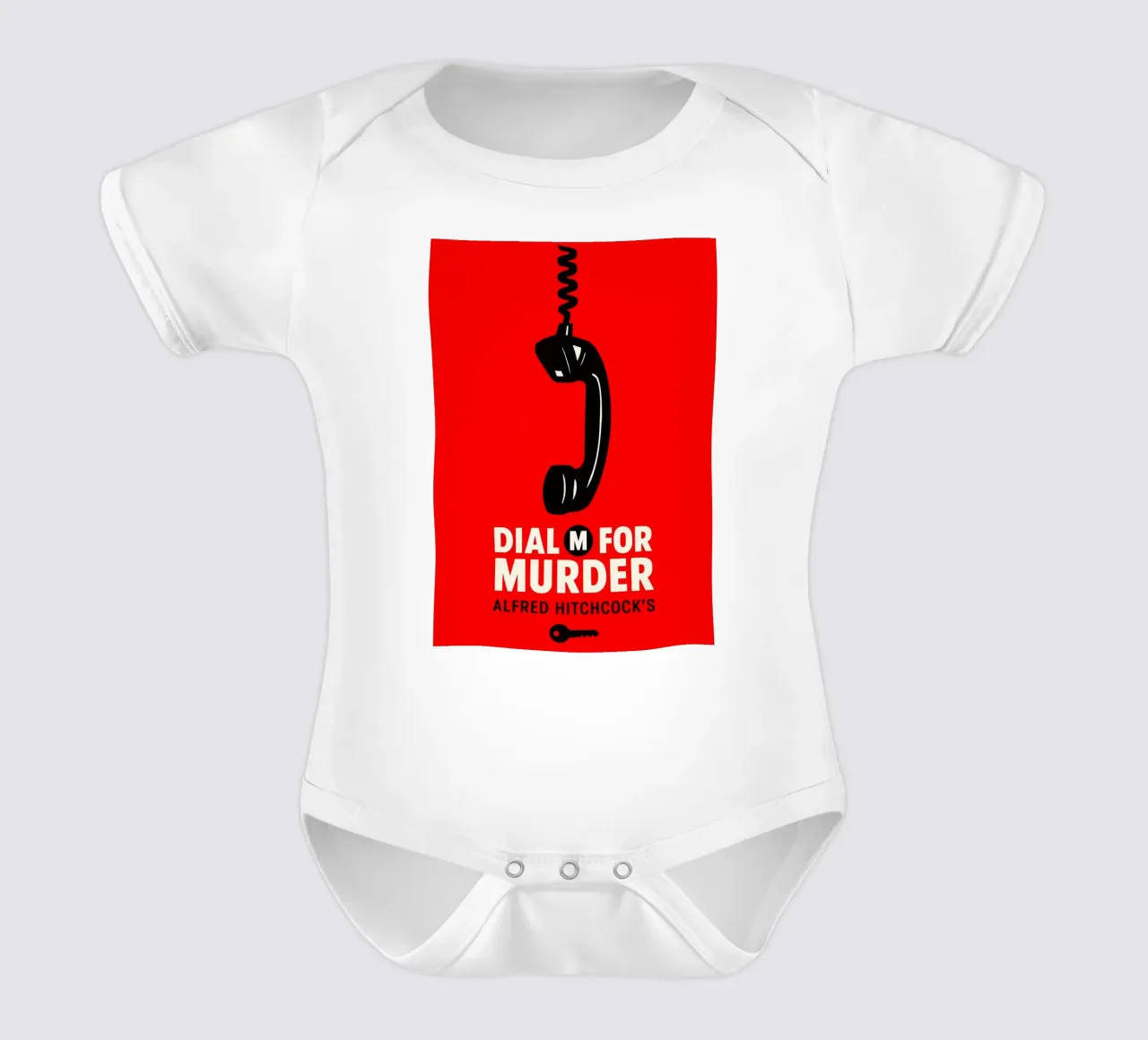 Dial M For Murder Print body neonato maniche corte da MoviesArt