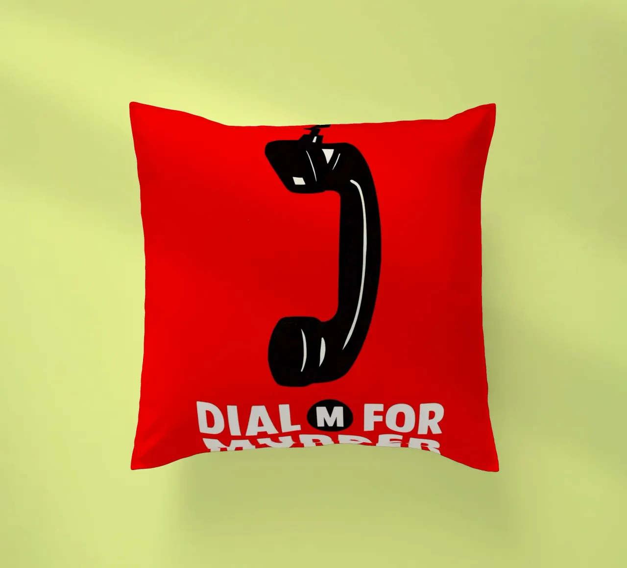 Dial M For Murder Print cuscino da MoviesArt